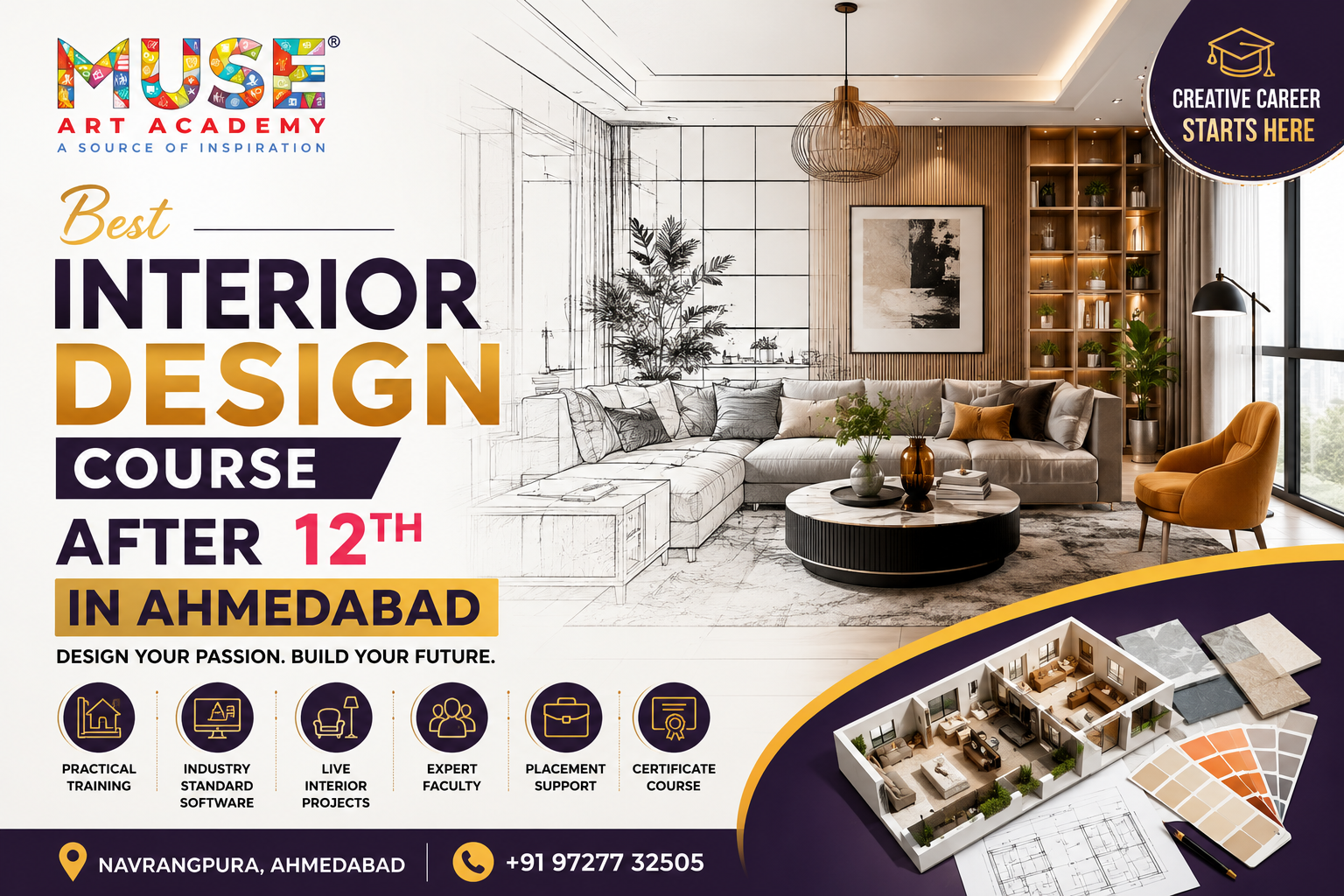 Read more about the article Best Interior Design Course After 12th in Ahmedabad