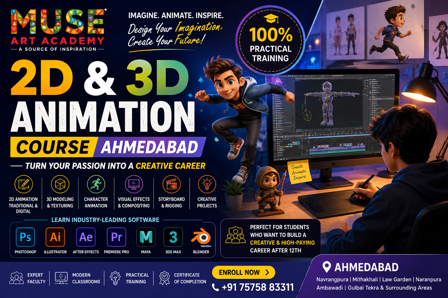 2D & 3D Animation Course Ahmedabad